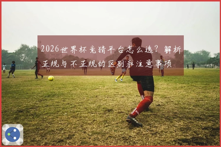 2026世界杯竞猜平台怎么选？解析正规与不正规的区别和注意事项
